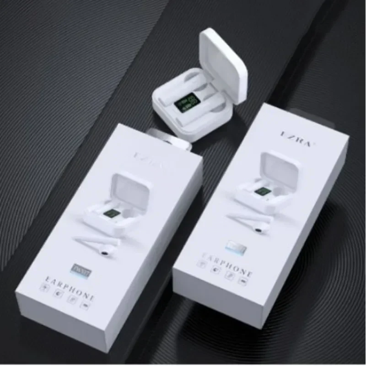 Ασύρματα Ακουστικά Bluetooth με Βάση Φόρτισης Ezra TWS17 Λευκό