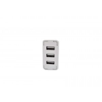 EZRA HC57 Φορτιστής Γρήγορης Φόρτισης 3.0A με 3 Θύρες USB - Λευκό - Image 2