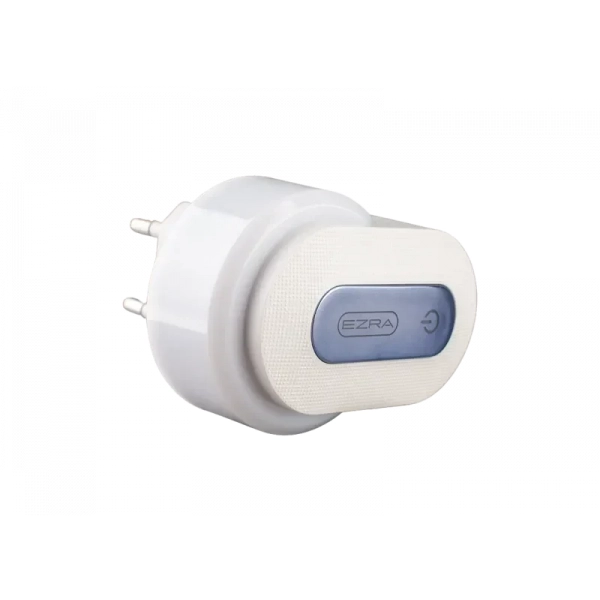 Ezra HC24 Φορτιστής Χωρίς Καλώδιο με 2 Θύρες USB-A Λευκός