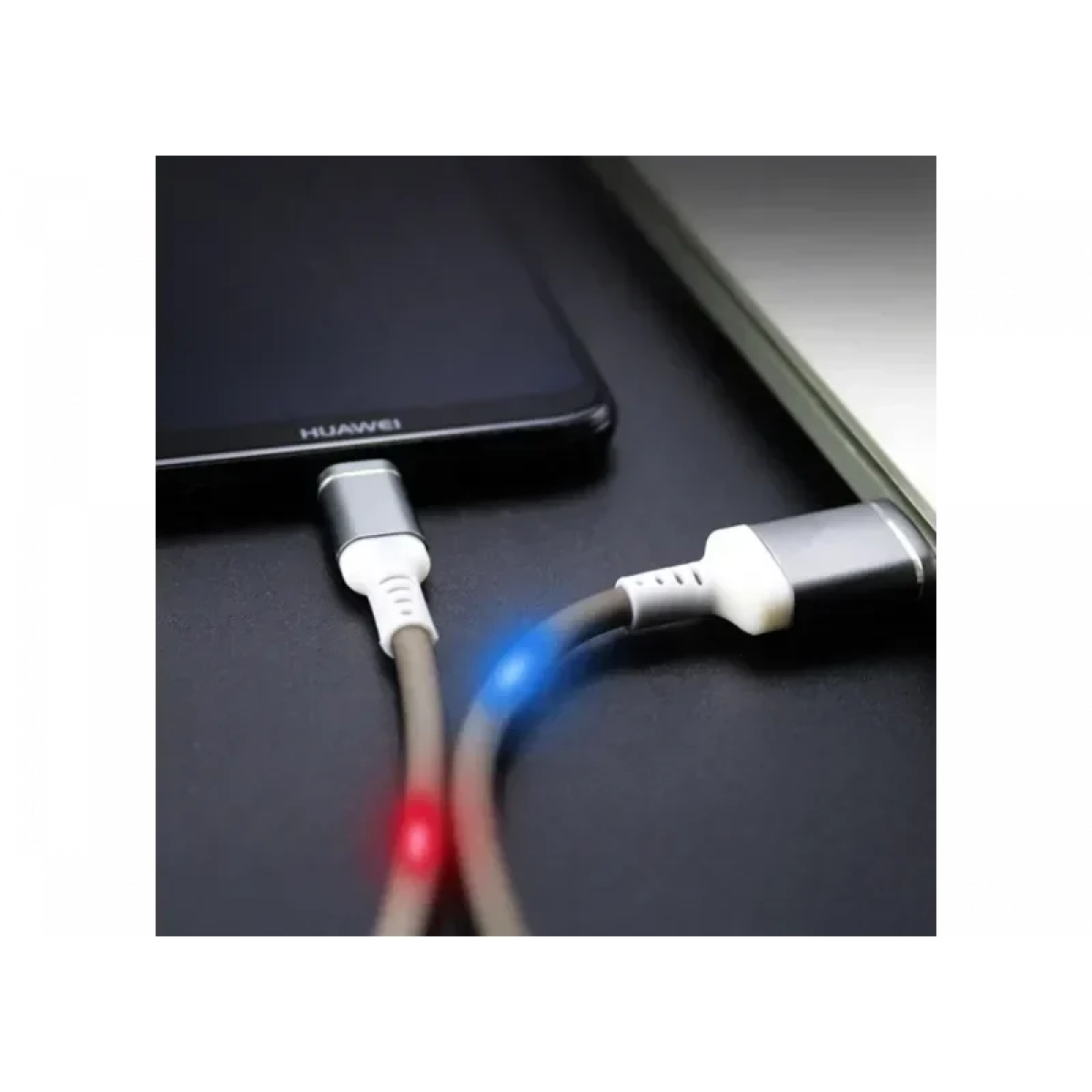 Καλώδιο Ezra DC-04 LED USB to Lightning Μαύρο 1m - Image 2