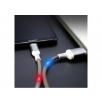Καλώδιο Ezra DC-04 LED USB to Lightning Μαύρο 1m - Image 2