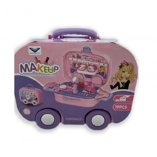 Παιχνίδι Βαλιτσάκι Ομορφιάς-Make up 19τμχ playhouse sliding suitcase