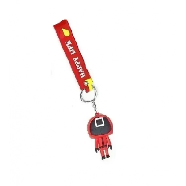 Μπρελόκ Από Την Σειρά Squid Game PVC (7.0x4.0x0.5) cm - Τετράγωνο