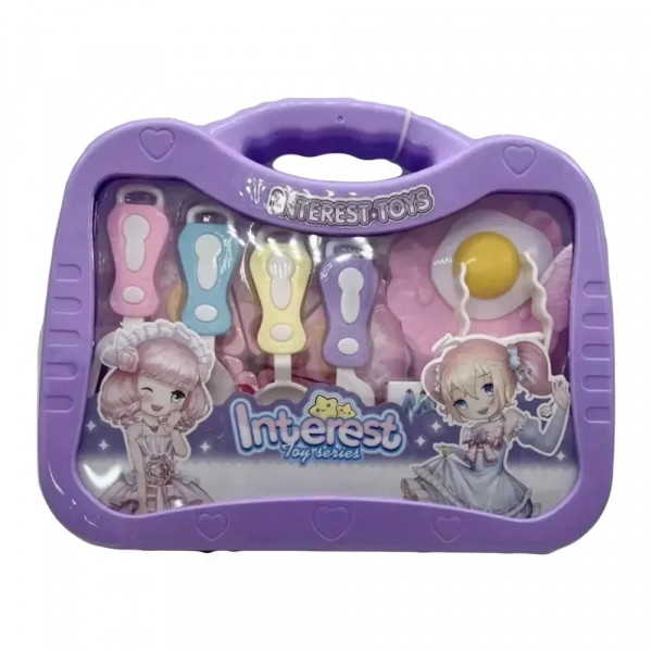 Βαλιτσάκι Με Σετ Μαγειρικής Interest toys Μωβ