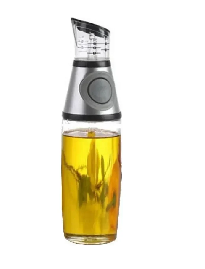 Διανομέας Λαδιού Και Ξυδιού / Oil And Vinegar 500Ml Glass Press And Measure Dispenser