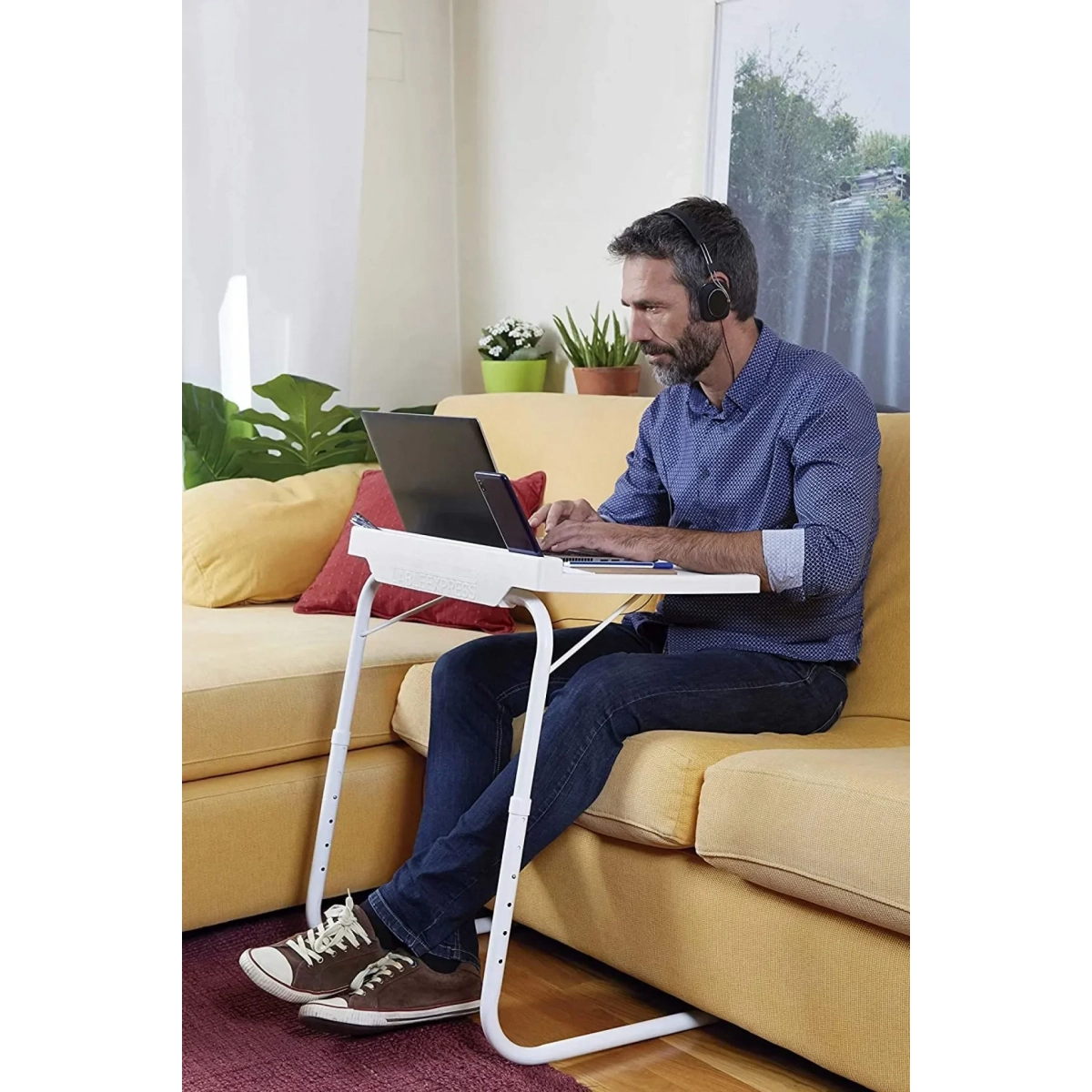Mesa Express Τραπεζάκι για Laptop Λευκό - Image 4