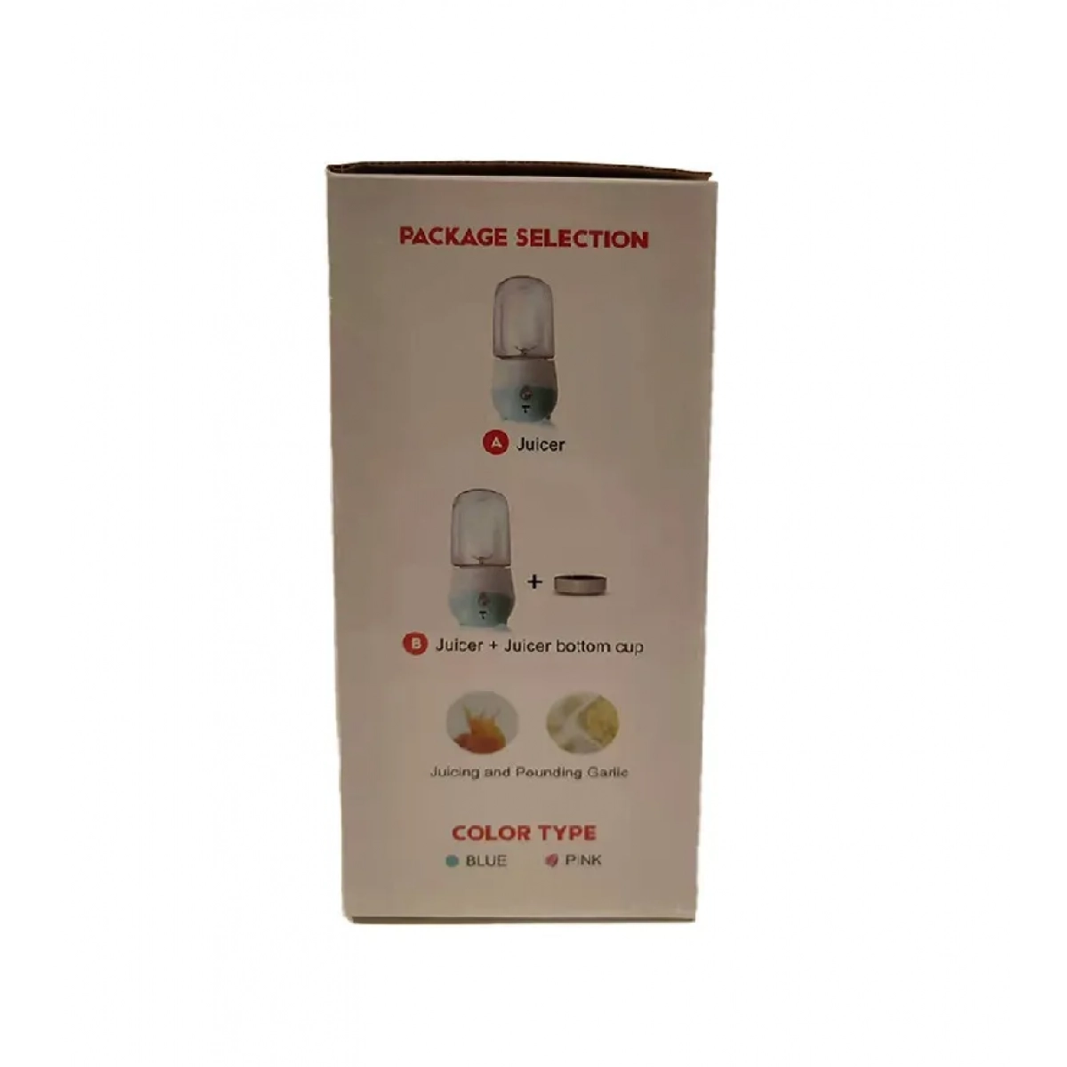 Μπλέντερ Ροζ 300ml Portable Juicer Cup - Image 2