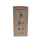 Μπλέντερ Ροζ 300ml Portable Juicer Cup - Image 2
