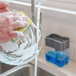 Caddy Dispenser Κουζίνας Πλαστικό Διάφανο