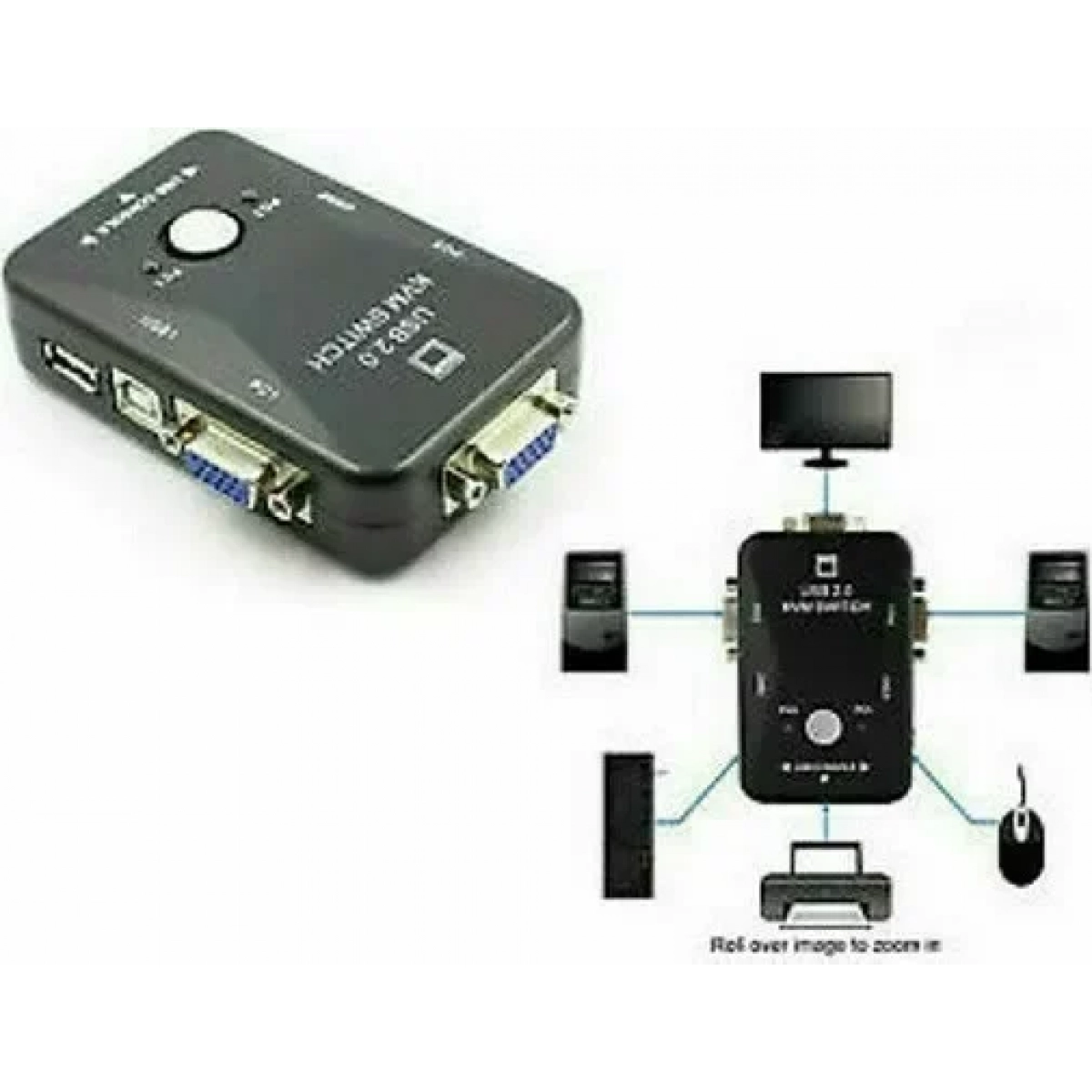 Andowl VGA 2xPC & Usb – QY-KVM2 - Image 3