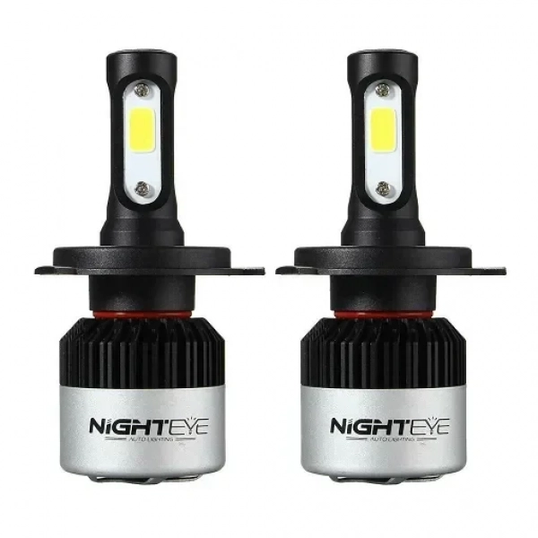 NIGHTEYE λάμπες led 9000lm 6500k h4 a315-52 72w 2τμχ