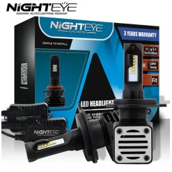 Λάμπες LED H4 80w Nighteye 6500k n1 A393 12000 Lumens 2τμχ