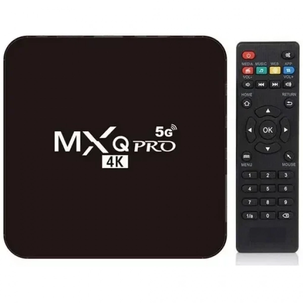 TV Box MXQ Pro 4K 5G 4K UHD με WiFi USB 2.0 4GB RAM και 32GB Αποθηκευτικό Χώρο με Λειτουργικό Android