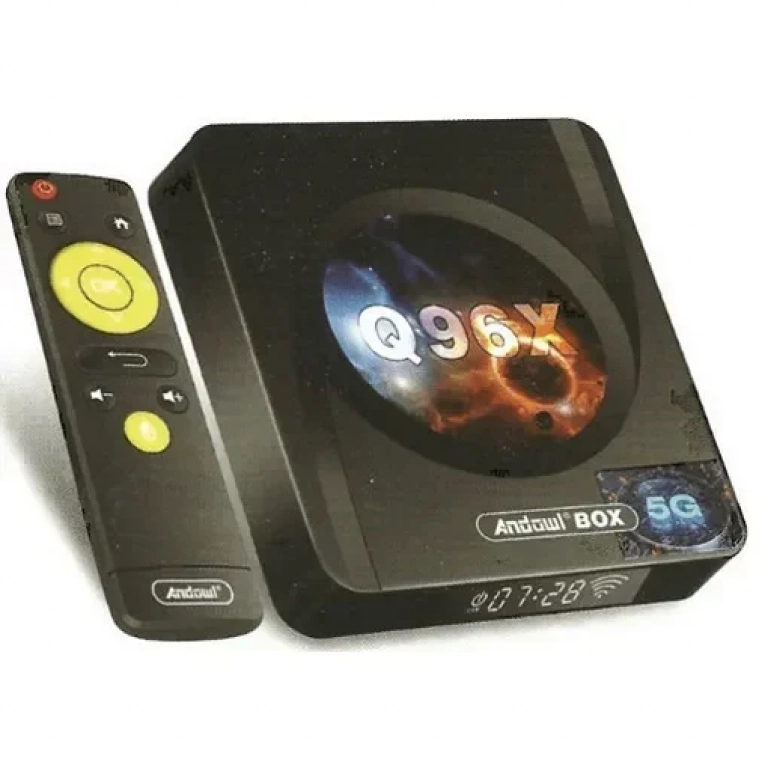 TV Box Q96X 4K UHD με WiFi 4GB RAM και 64GB Αποθηκευτικό Χώρο με Λειτουργικό Android 10.0