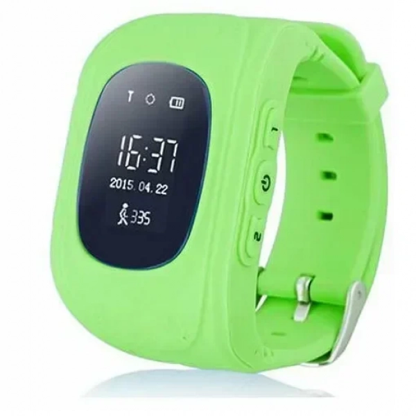 Παιδικό Smartwatch με GPS και Καουτσούκ/Πλαστικό Λουράκι Πράσινο SD-GW300