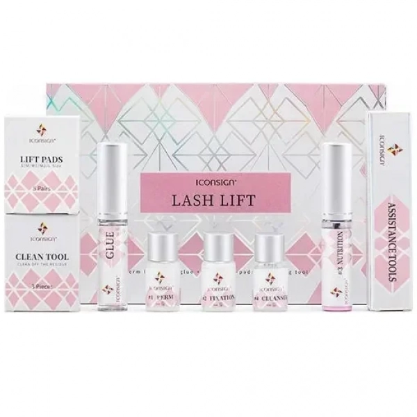 Upgraded Κιτ Lash Lift ICONSIGN(R) - Επαγγελματικό Σετ Ανύψωσης Περμανάντ Βλεφαρίδων για Μόνιμη Ανόρθωση - Perming Kit