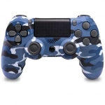 Doubleshock Ασύρματο Gamepad για PS4 Camouflage Blue 184204