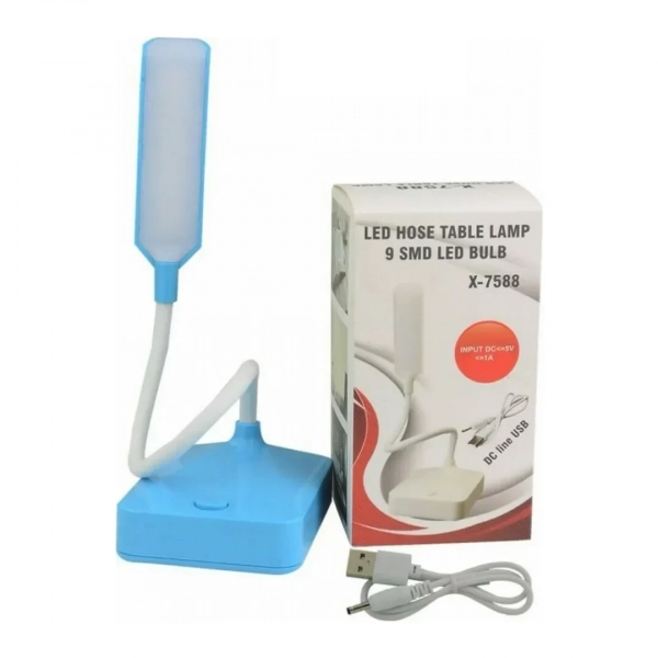 Led Hose Table Lamp Μπλε