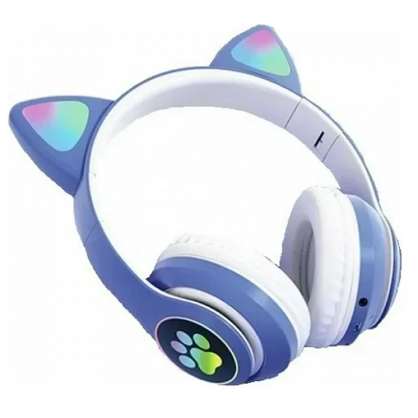 Ασύρματα ακουστικά - Cat Headphones - STN28 - 000008 - Μπλε
