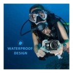 Αδιάβροχη Κάμερα Δράσης FHD 1080p Με Οθόνη 2in - Action Camera Με Πλήρη Αξεσουάρ SJ2200 Silver ΟΕΜ