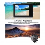 Αδιάβροχη Κάμερα Δράσης FHD 1080p Με Οθόνη 2in - Action Camera Με Πλήρη Αξεσουάρ SJ2200 Silver ΟΕΜ