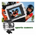 Αδιάβροχη Κάμερα Δράσης FHD 1080p Με Οθόνη 2in - Action Camera Με Πλήρη Αξεσουάρ SJ2200 Silver ΟΕΜ