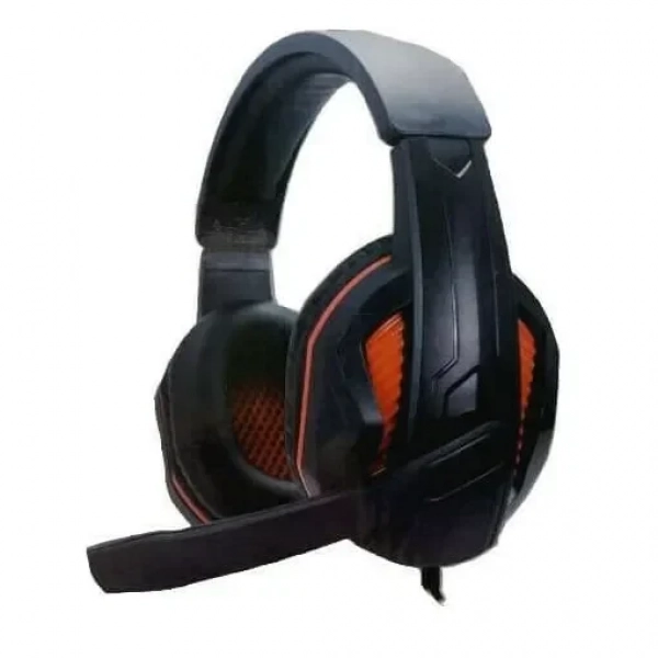 Andowl Gaming Ακουστικά Over Ear Headset 3.5mm Μαύρο,Πορτοκαλί QY-881