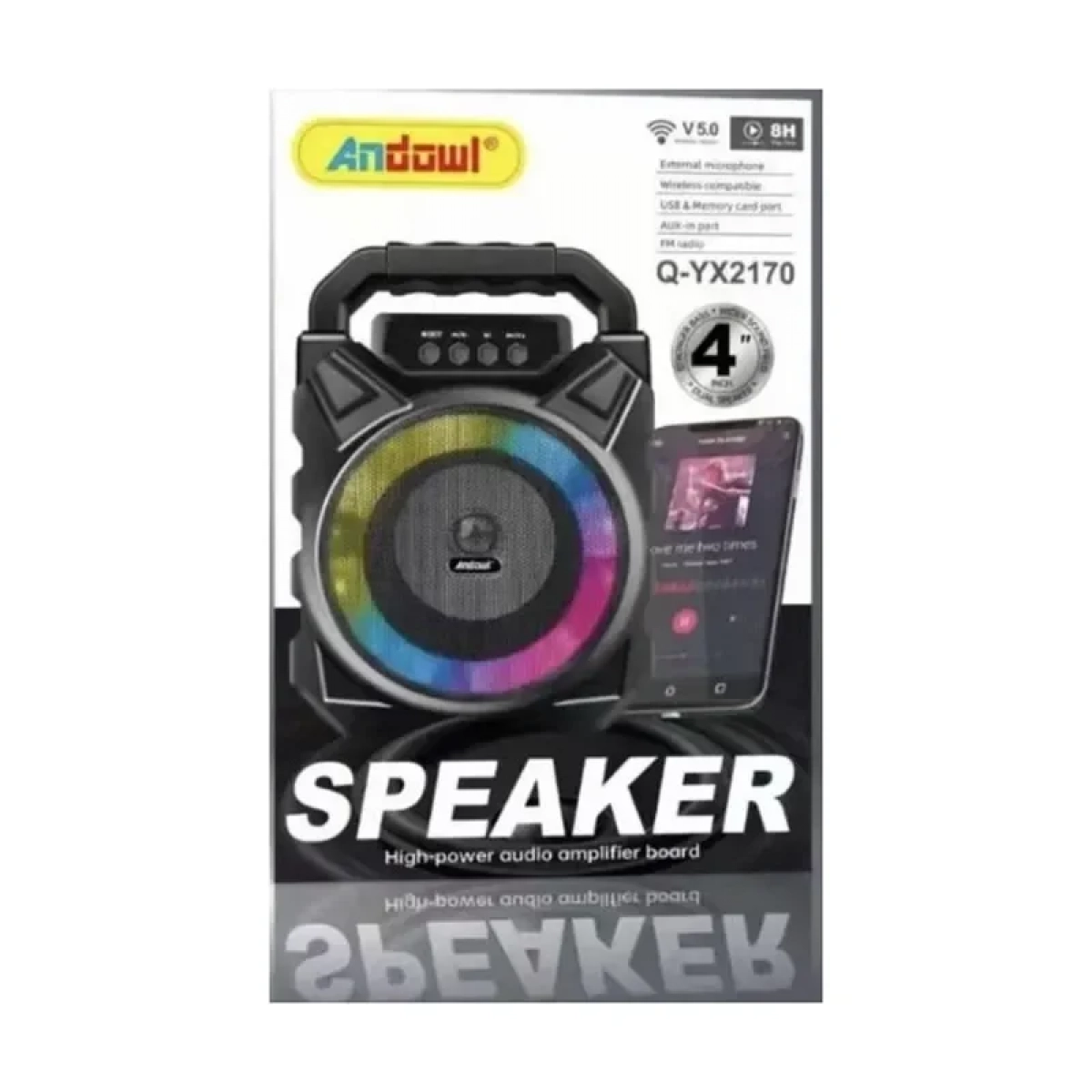 Andowl Q-YX2170 Ηχείο Bluetooth Black