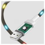 Καλώδιο Ezra DC-04 LED USB to Lightning Μαύρο 1m - Photo6