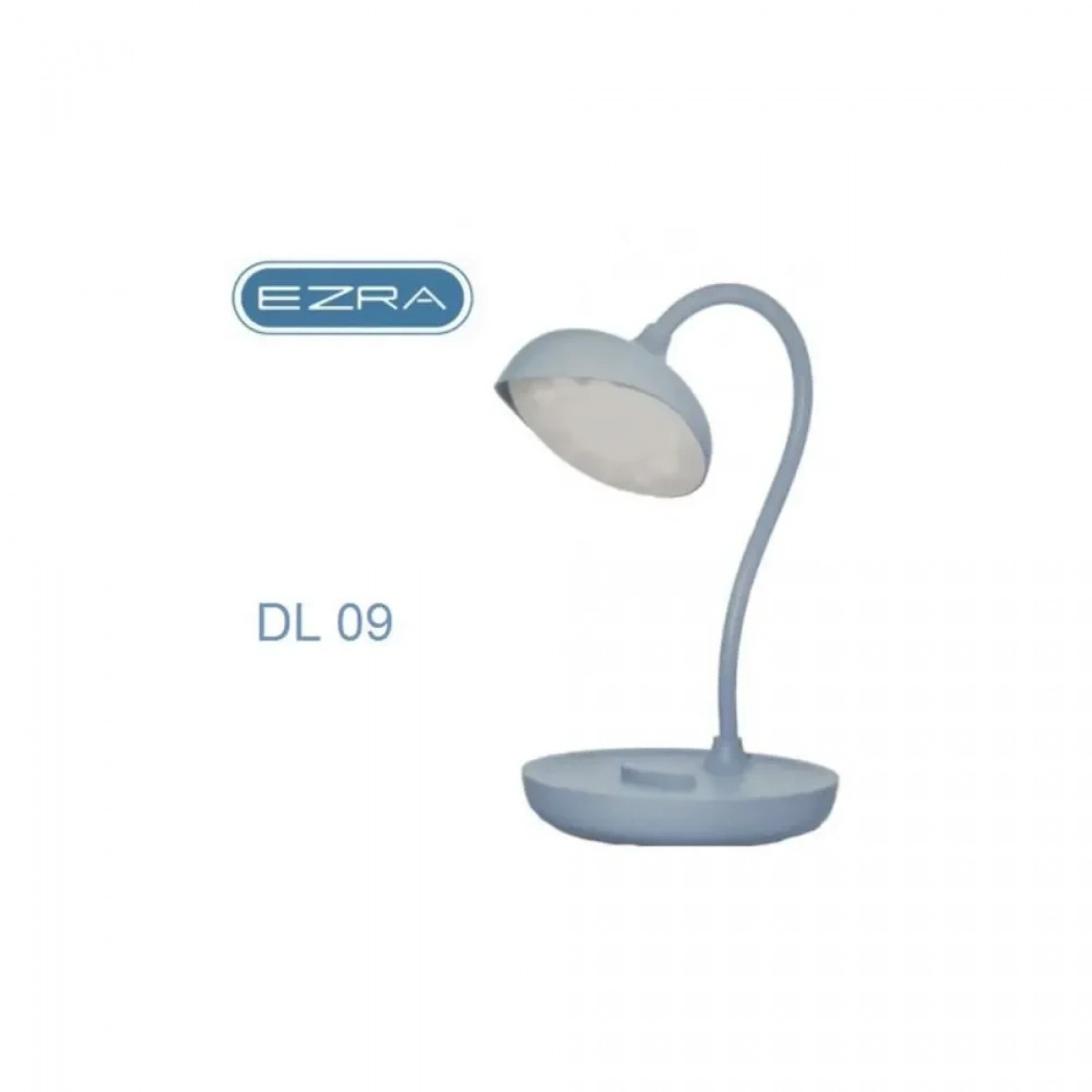 Ezra DL09 Επαναφορτιζόμενο Φωτιστικό Γραφείου LED με Εύκαμπτο Βραχίονα Γαλάζιο - Photo2