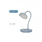 Ezra DL09 Επαναφορτιζόμενο Φωτιστικό Γραφείου LED με Εύκαμπτο Βραχίονα Γαλάζιο - Photo2
