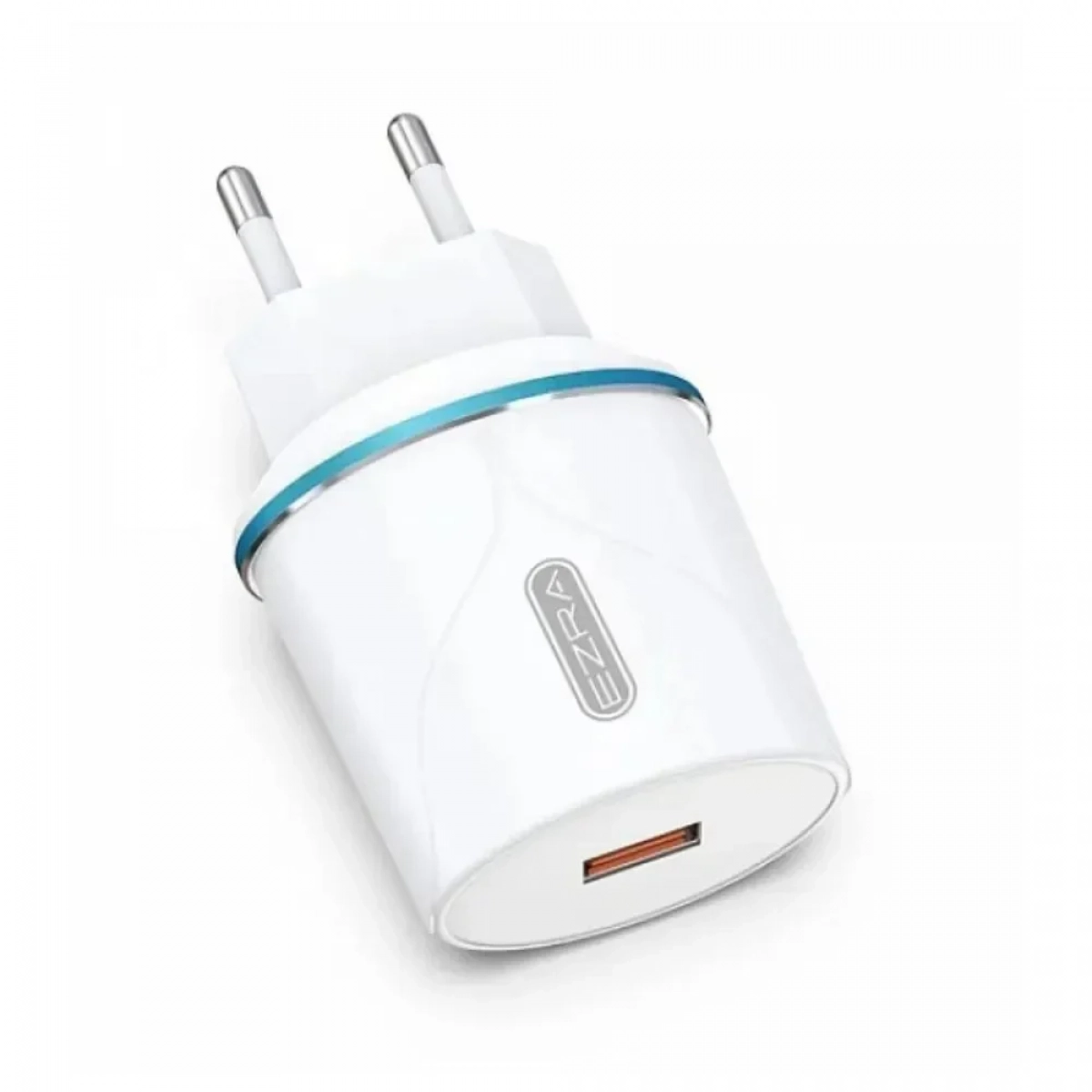 Ezra Φορτιστής Χωρίς Καλώδιο με Θύρα USB-A Λευκός (HC19) - Photo3
