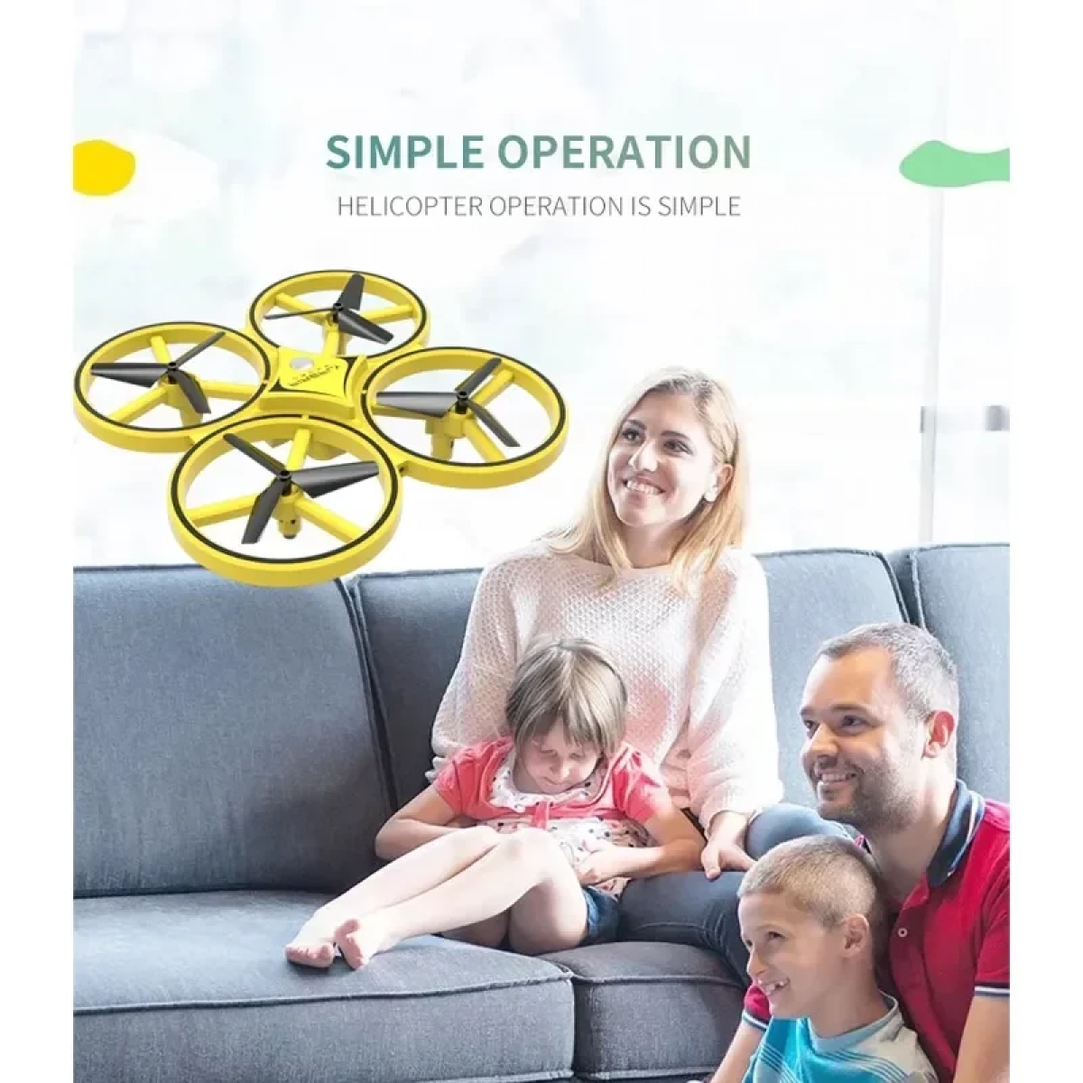 FIREFLY Drone αυτόματου χειρισμού χειρολαβής – Επαναφορτιζόμενο ελικόπτερο με φακό -DU49