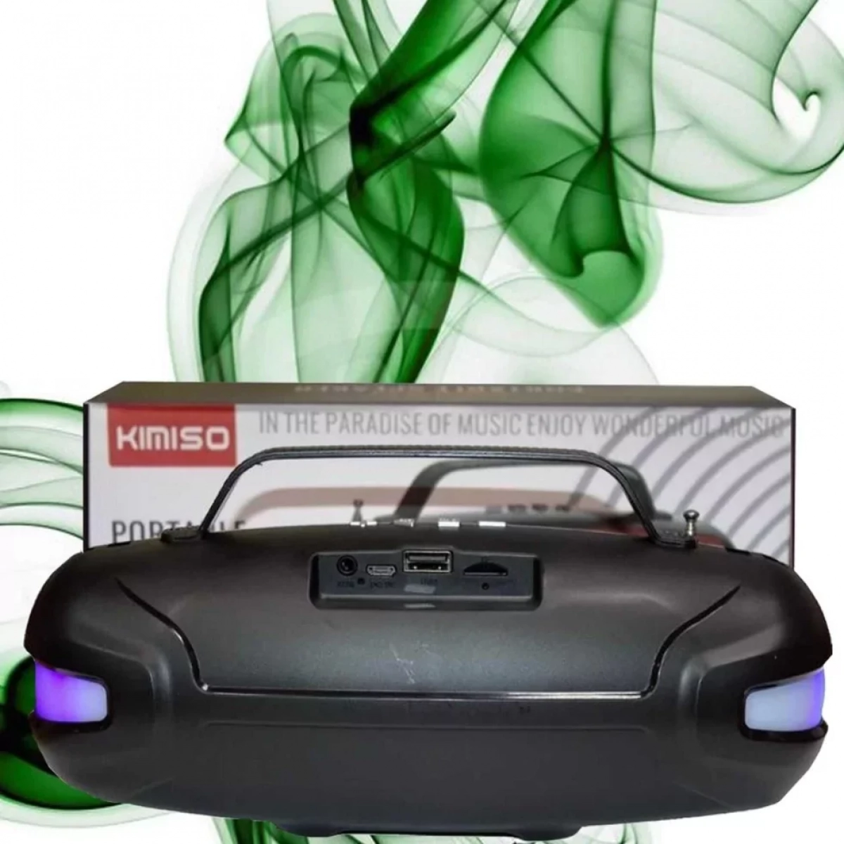 Φορητό ηχείο Bluetooth KIMISO KMS138 (ΜΑΥΡΟ) - Image 2