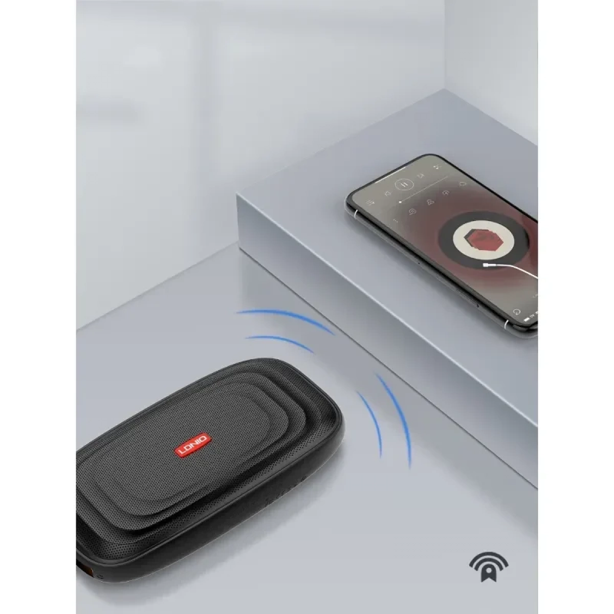 ΗΧΕΙΟ BLUETOOTH POWER BANK 5000MAH LDNIO ΣΕ ΚΟΚΚΙΝΟ ΧΡΩΜΑ - BTS11