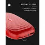 ΗΧΕΙΟ BLUETOOTH POWER BANK 5000MAH LDNIO ΣΕ ΚΟΚΚΙΝΟ ΧΡΩΜΑ - BTS11