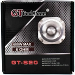 Ηχείο Tweeter Αυτοκινήτου 38mm 600W GTGodHtone GT-S20 – Ασημί