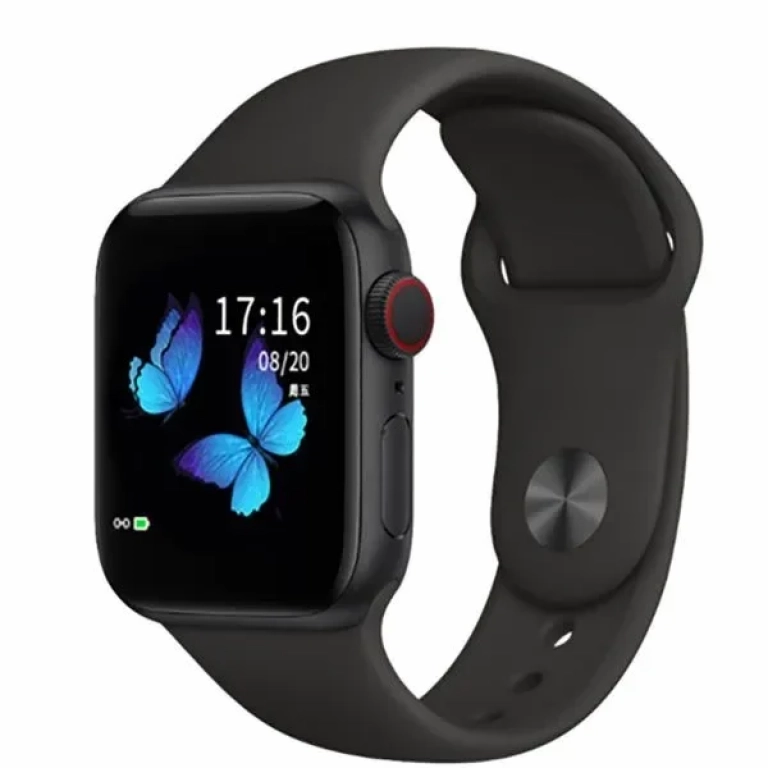 K20 Smartwatch με Παλμογράφο (Μαύρο)