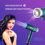 Kemei Km-9825 αναδιπλούμενο πιστολάκι μαλλιών