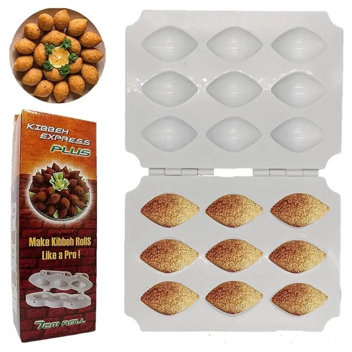 Kibbeh Maker Plus Παρασκευαστής για Μπιφτέκια από Πλαστικό - Photo5