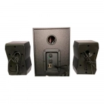 Lion BT K9 Ασύρματα Ηχεία Υπολογιστή 2.1 με Bluetooth και Ισχύ 11W σε Μαύρο Χρώμα