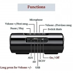 LP V9 Ασύρματο φορητό ηχείο Bluetooth / Super Bass & Βάση Κινητού Black ! ΟΕΜ