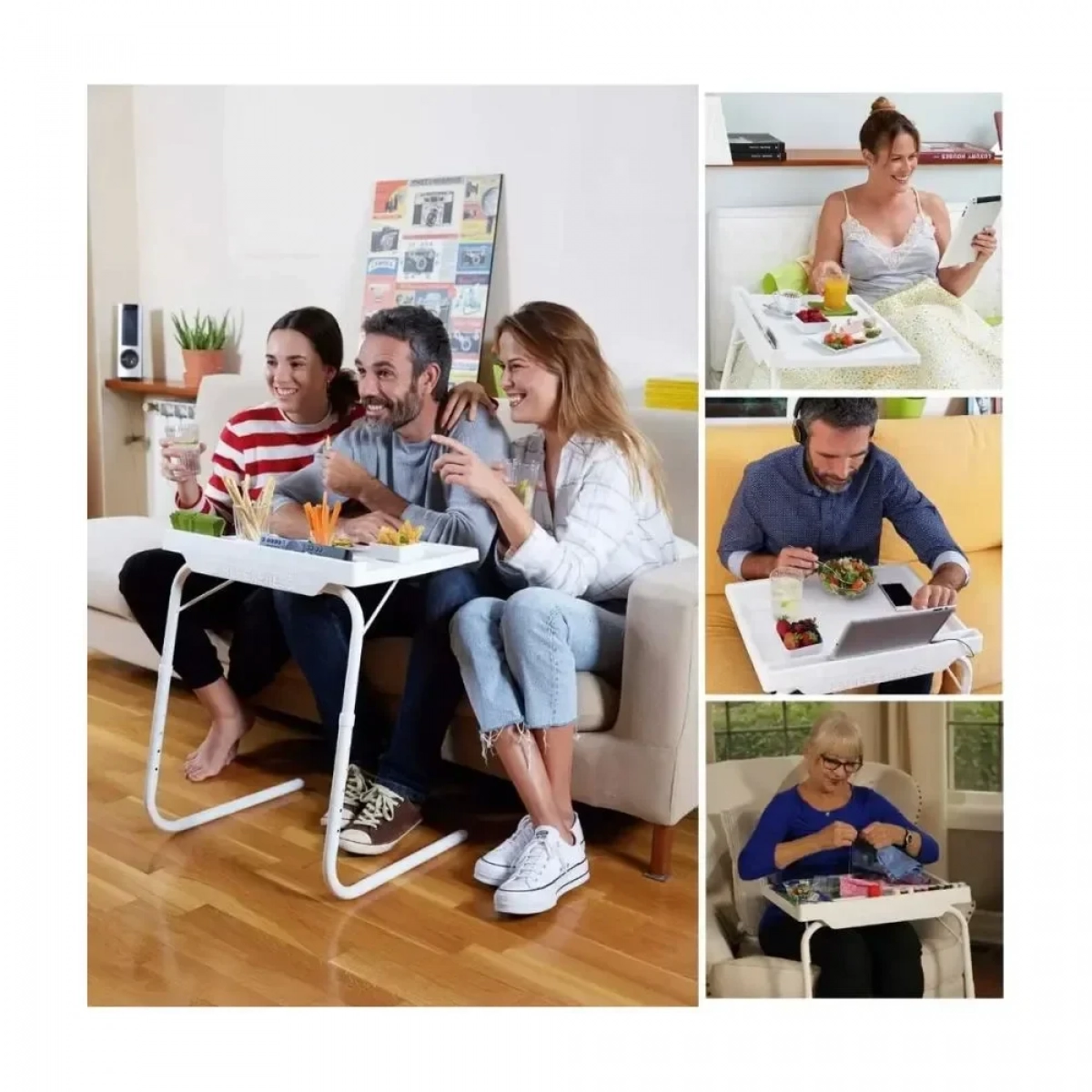 Mesa Express Τραπεζάκι για Laptop Λευκό - Photo8