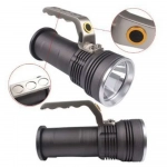 HIGH POWER PORTABLE ΑΛΟΥΜΙΝΙΟΥ IPX67 ΑΔΙΑΒΡΟΧΟΣ CREE LED R5 SEARCHLIGHT ΜΕ ΜΠΑΤΑΡΙΑ 18650 ΦΑΚΟΣ ΕΠΑΝΑΦΟΡΤΙΖΟΜΕΝΟΣ ΜΑΥΡΟΥ ΧΡΩΜΜΑΤΟΣ - Image 3