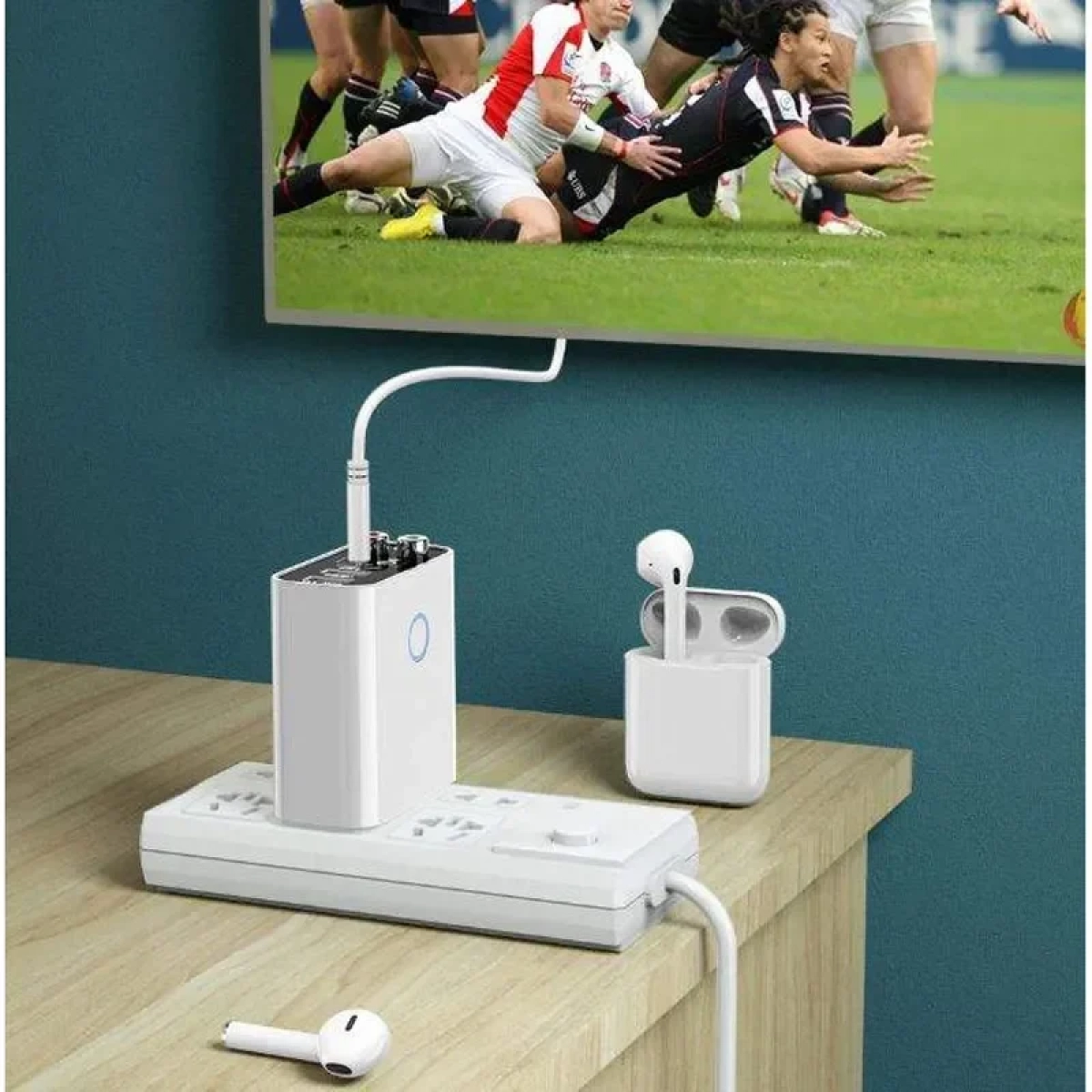 Πομπός ήχου Δέκτης 2RCA Aux Wireless Audio Adapter Υποστήριξη κάρτας TF & USB Κ16