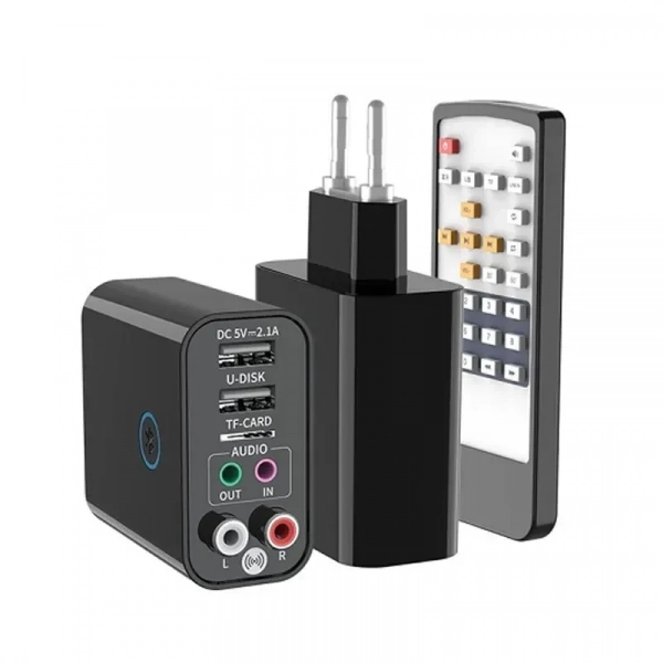 Πομπός ήχου Δέκτης 2RCA Aux Wireless Audio Adapter Υποστήριξη κάρτας TF & USB Κ16