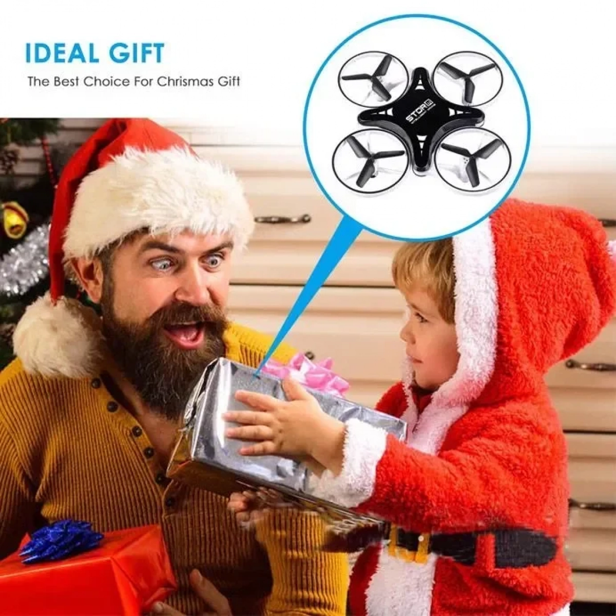 Storm Firefly Drone με Αισθητήρα Χεριού μαύρος xy023