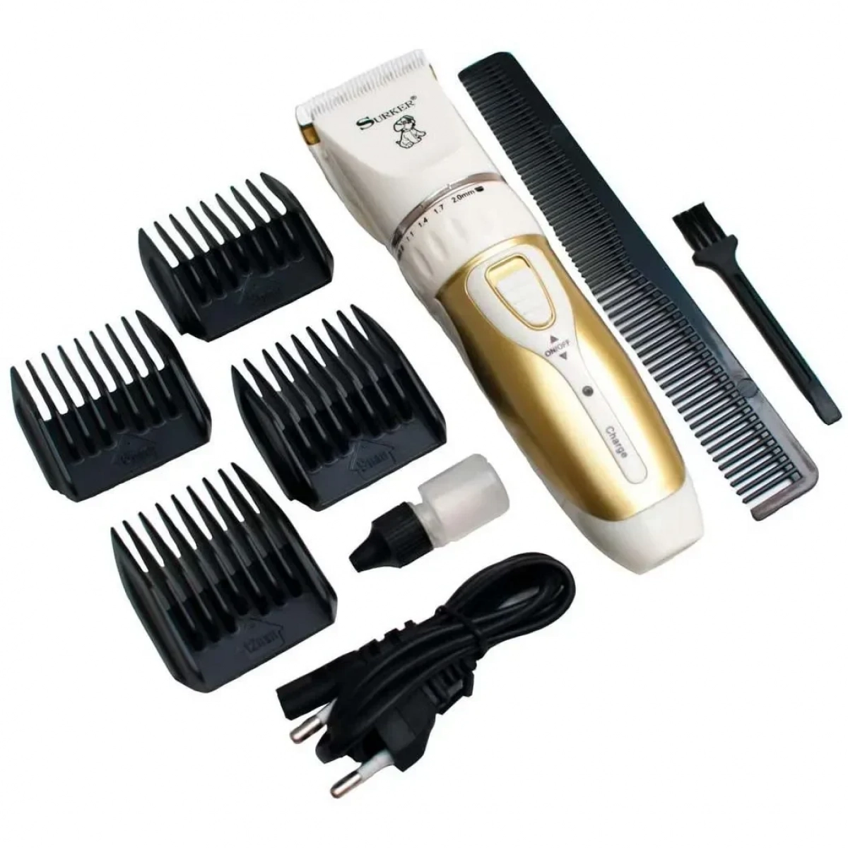 Surker Κουρευτική Μηχανή Σκύλων Pet Hair Clipper Επαναφορτιζόμενη