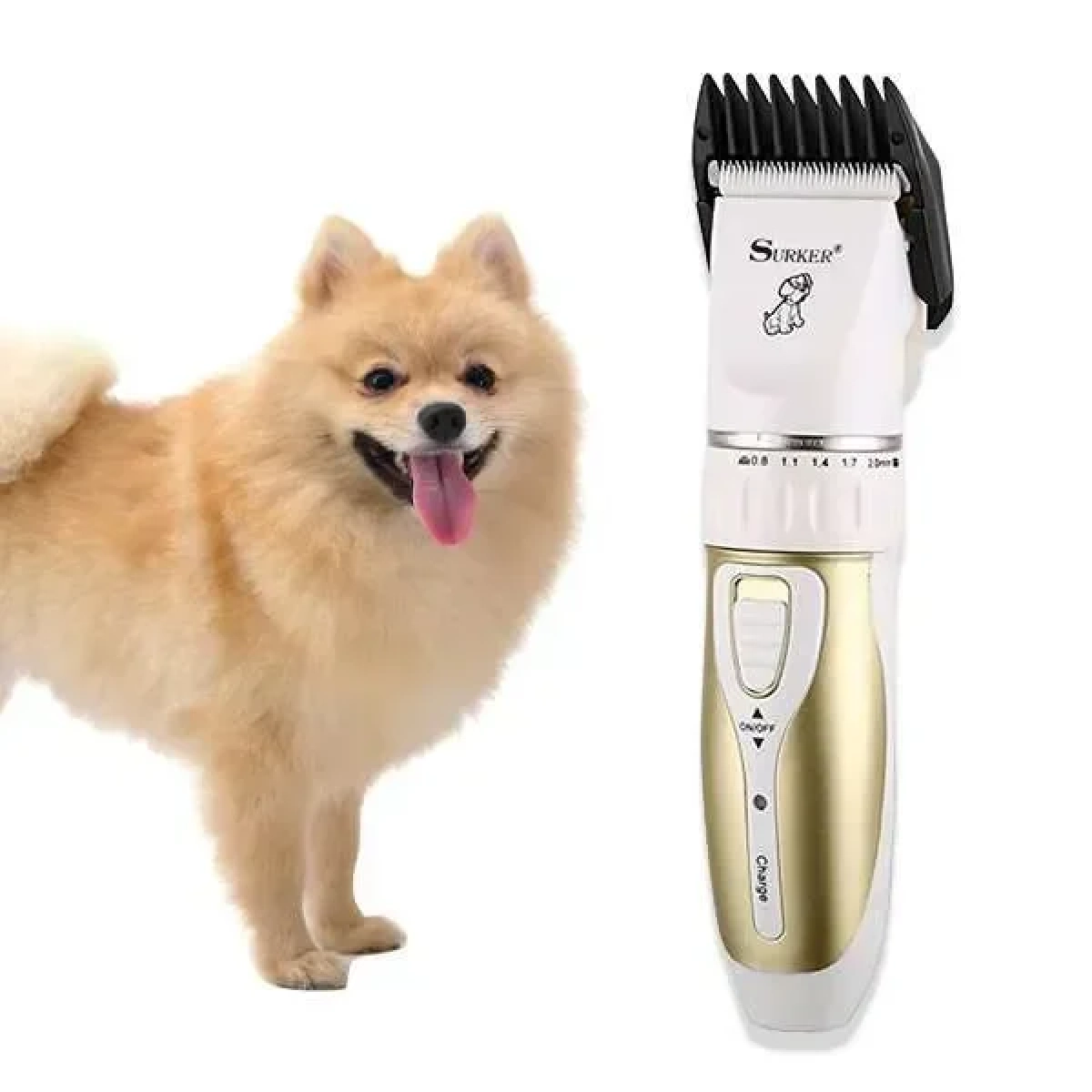 Surker Κουρευτική Μηχανή Σκύλων Pet Hair Clipper Επαναφορτιζόμενη