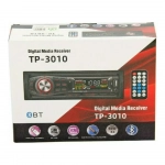 Ηχοσύστημα Mp3 Player Αυτοκινήτου Universal 1DIN Bluetooth/USB/AUX TP-3010
